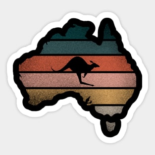 Australia Map Sticker